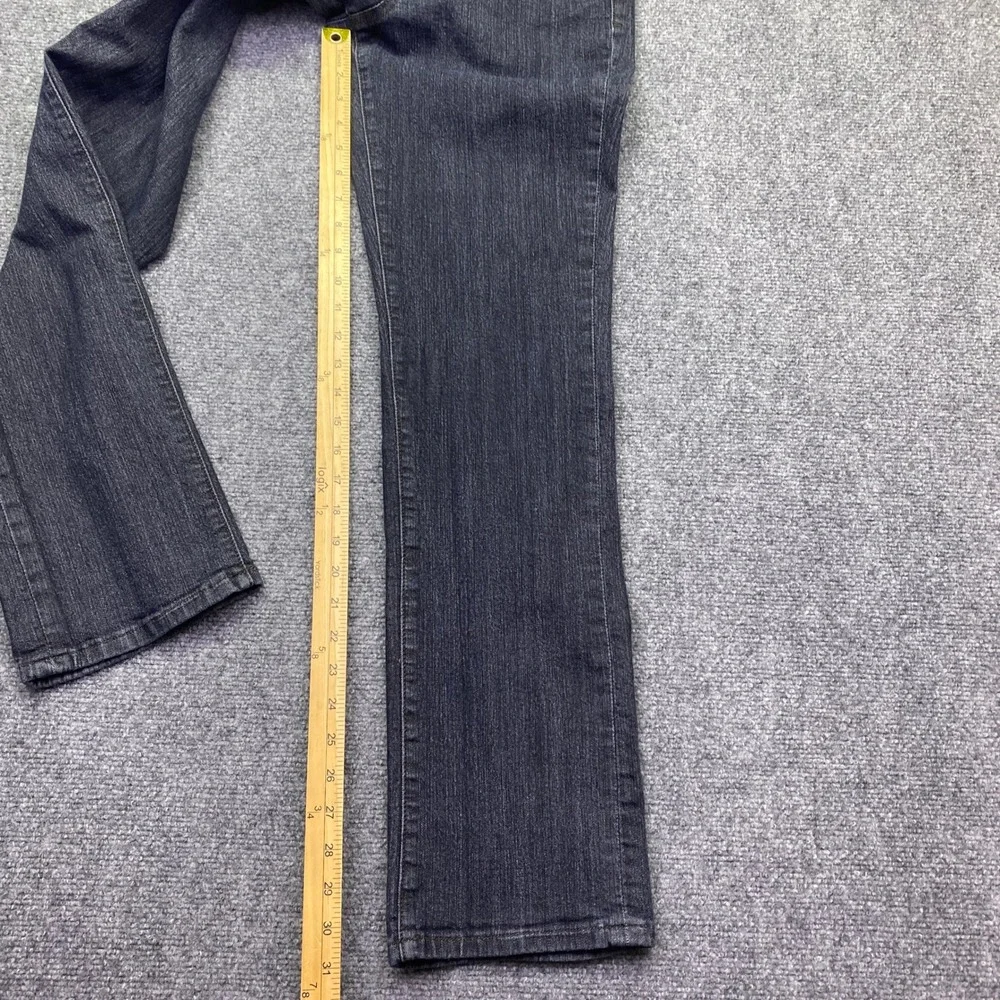 Jag Jeans Womens Peri Straight Pull On Dark Wash Indigo Denim Pants Size 6